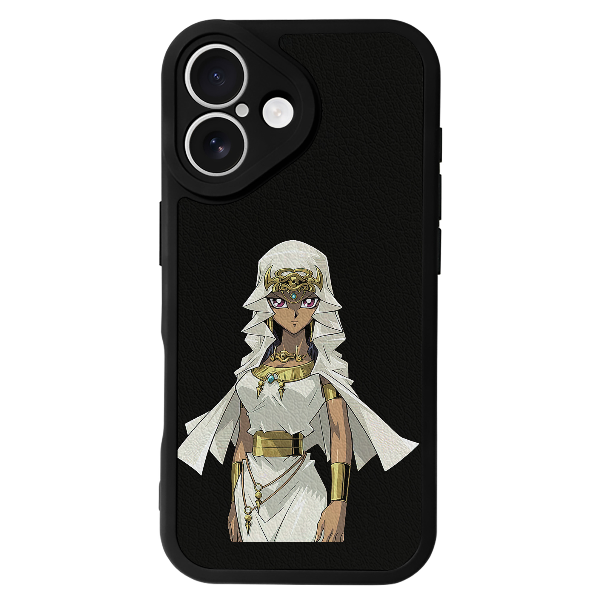 遊☆戯☆王 Yu-Gi-Oh! 【iPhone 16シリーズ対応】シリコンスマホケース（レザー調） 材質：シリコン